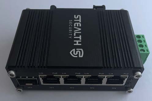 12V 4 Port POE Switch SW-POE-4/SFP-12V